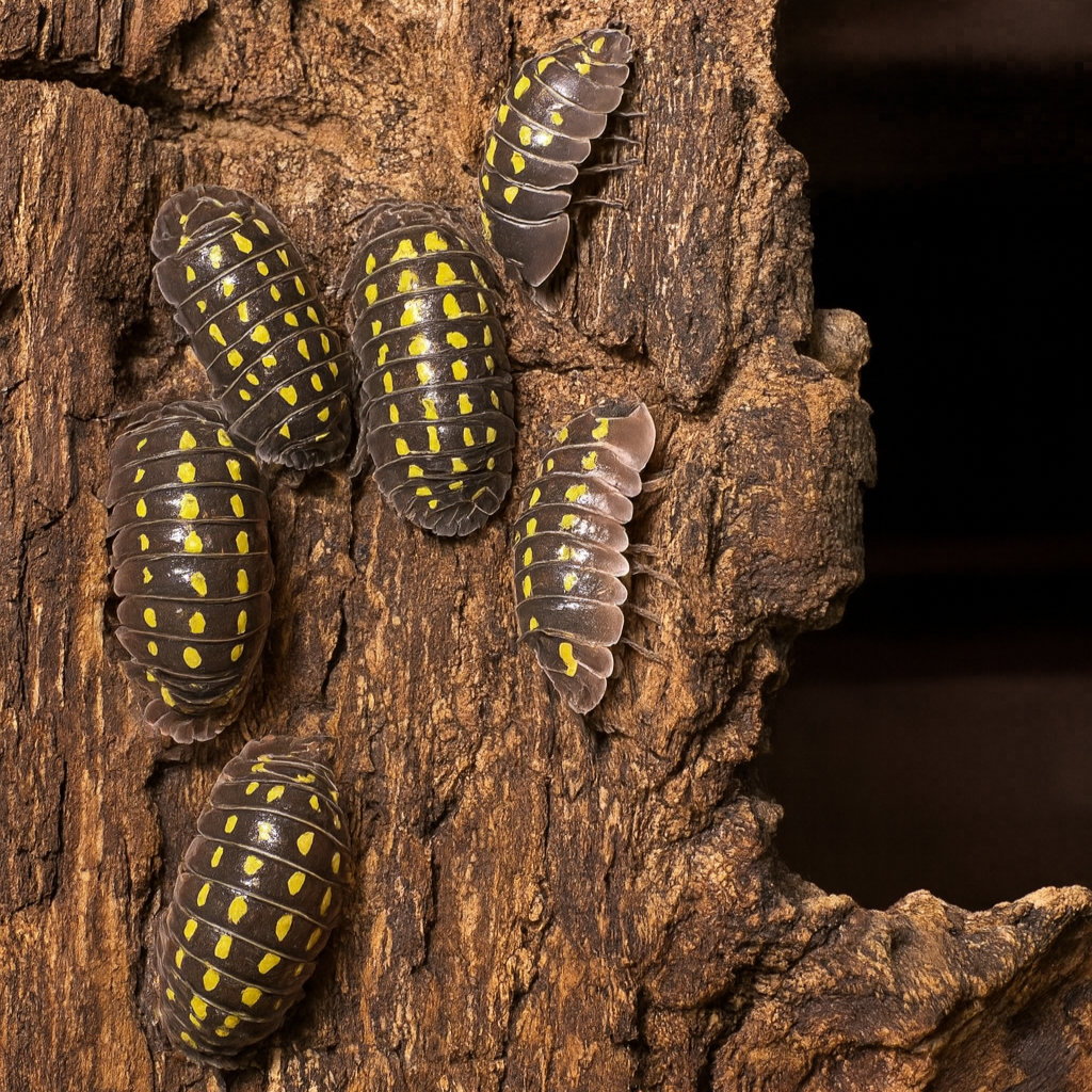 Armadillidium Gestroi (Yellow Spotted Isopod)