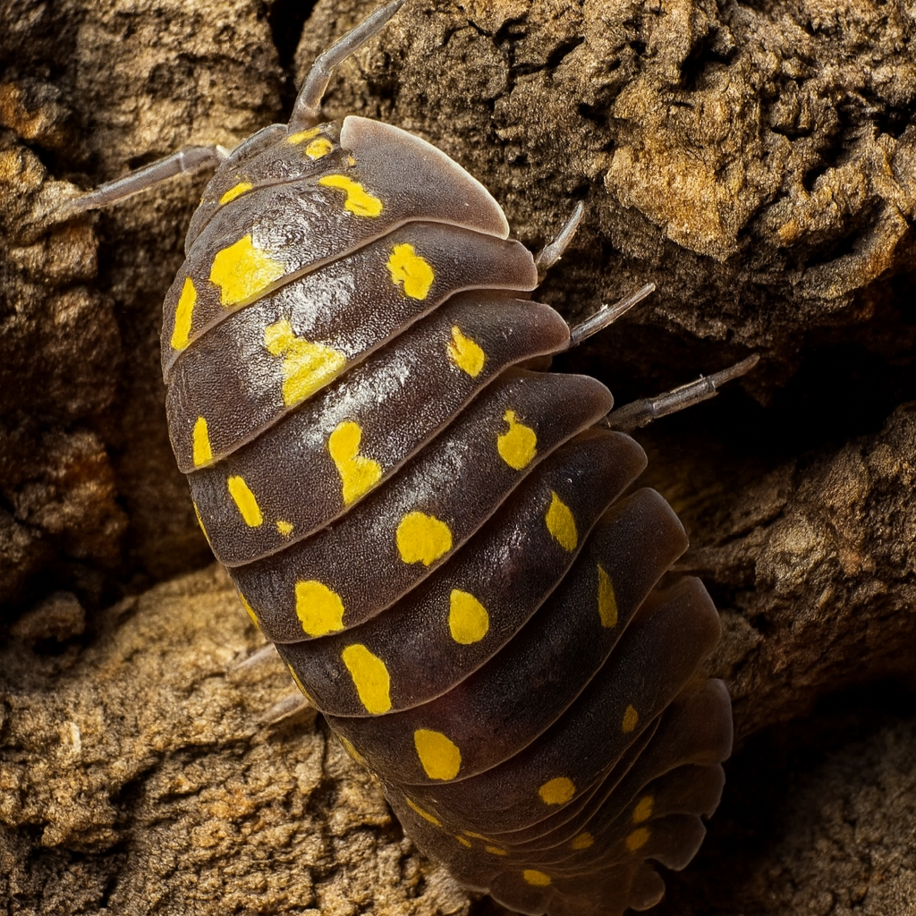 Armadillidium Gestroi (Yellow Spotted Isopod)