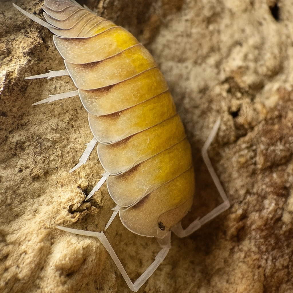 Porcellio bolivari "Yellow Ghost"