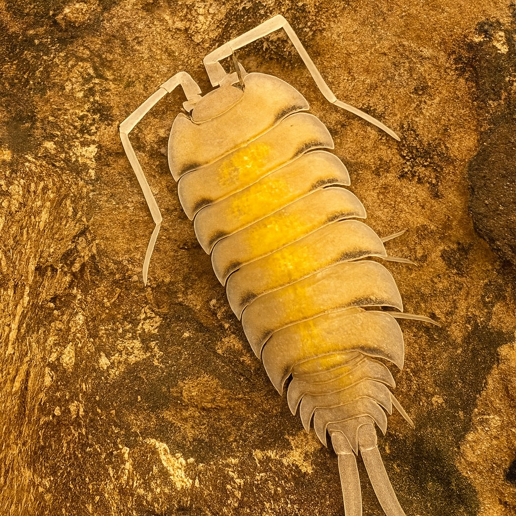 Porcellio bolivari "Yellow Ghost"