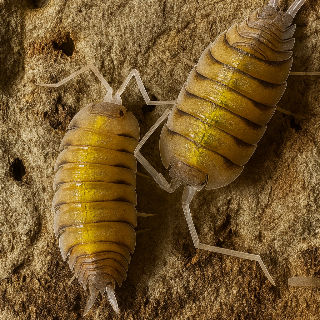 Porcellio bolivari "Yellow Ghost"