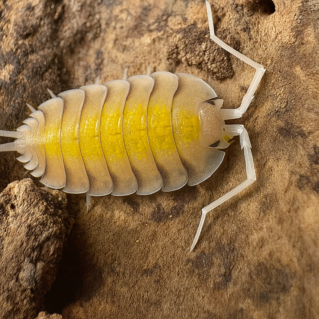 Porcellio bolivari "Yellow Ghost"