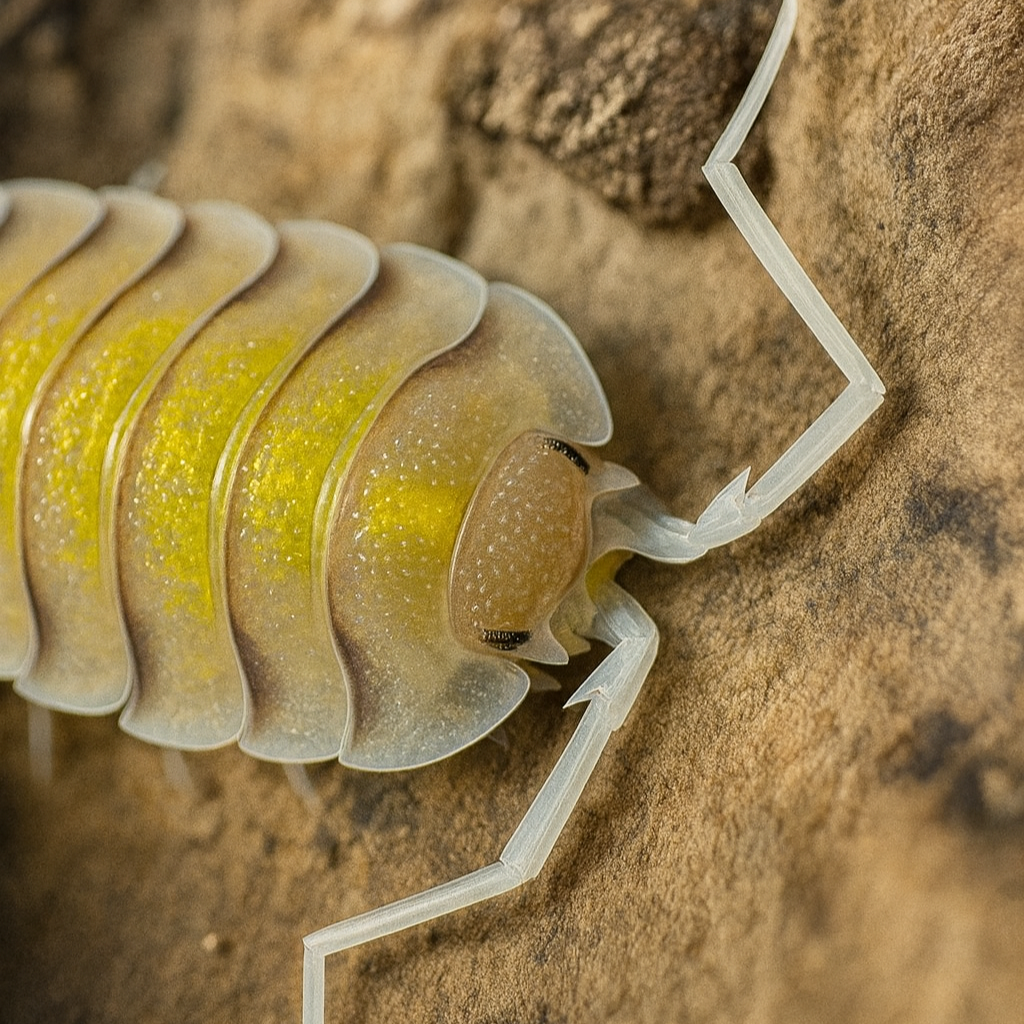 Porcellio bolivari "Yellow Ghost"