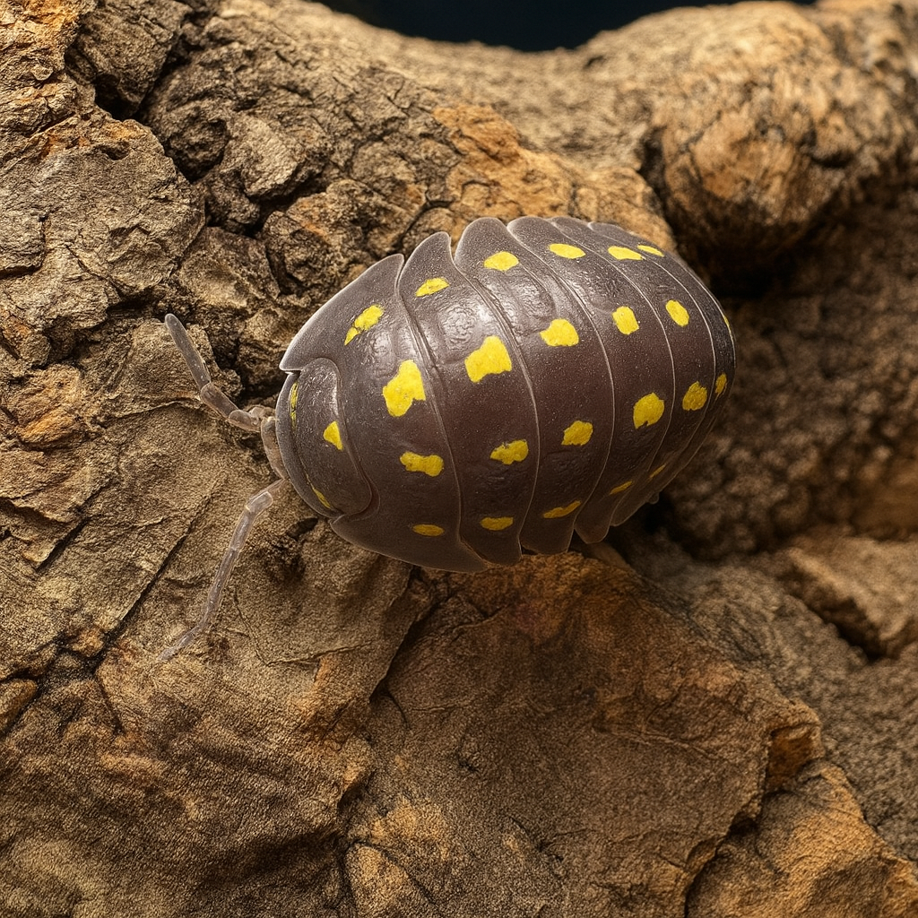 Armadillidium Gestroi (Yellow Spotted Isopod)